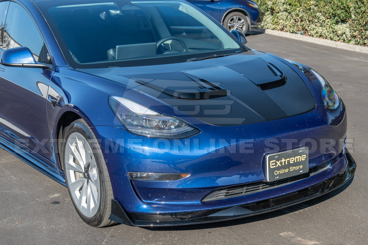 2017-23 Tesla Model 3 Track Front Lip Splitter Side Skirts image 5