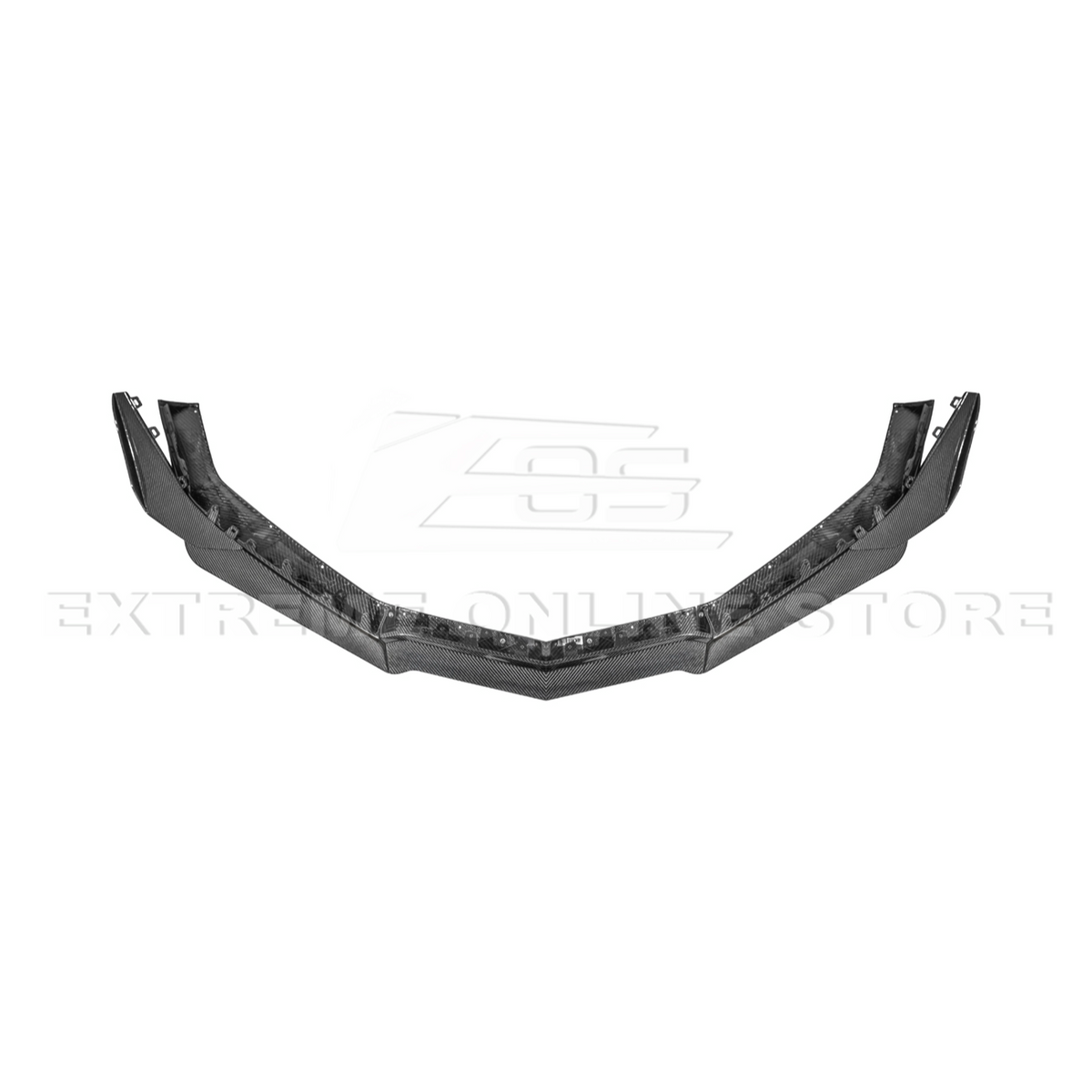 Corvette C8 Z06 / E-Ray DRY CARBON FIBER Front Splitter & Canards [Z07 Extended Package] image 23