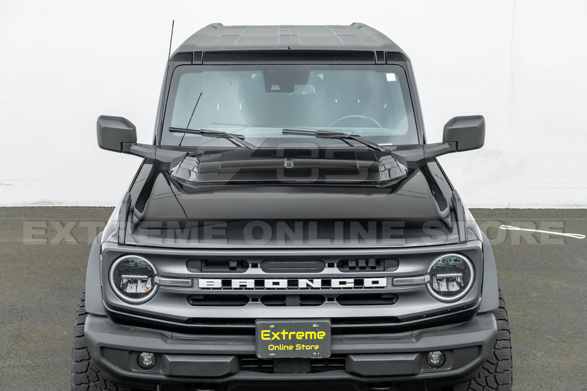 2021-Up Ford Bronco Raptor Package Front Hood Bonnet Scoop Cover image 16