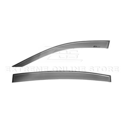20-Up Cadillac CT5 Smoke Tinted Side Vent Window Rain Deflectors image 4