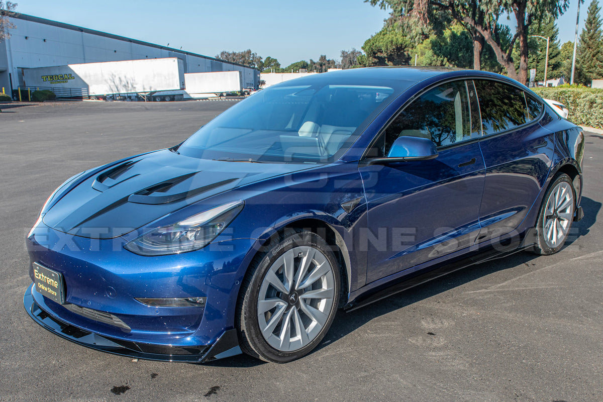 2017-23 Tesla Model 3 Aluminum Front Hood Bonnet Shell Cover image 4