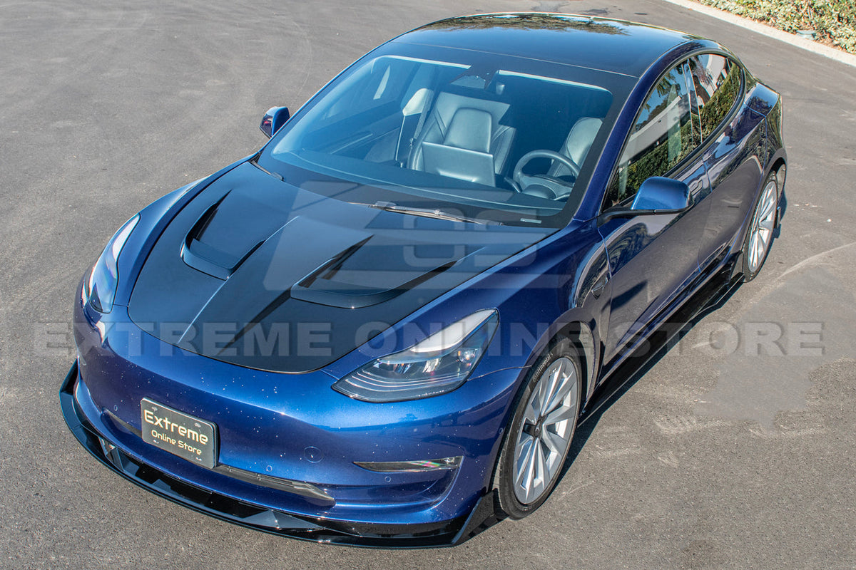 2017-23 Tesla Model 3 Aluminum Front Hood Bonnet Shell Cover image 5