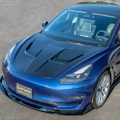 2017-23 Tesla Model 3 Aluminum Front Hood Bonnet Shell Cover image 2