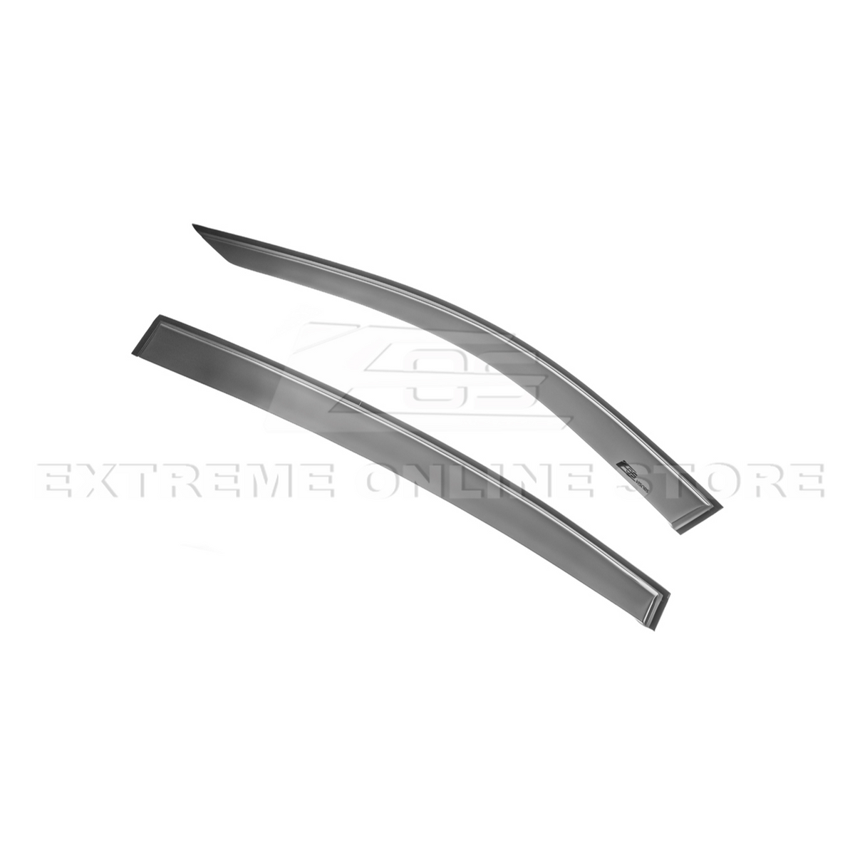 20-Up Cadillac CT5 Smoke Tinted Side Vent Window Rain Deflectors image 3