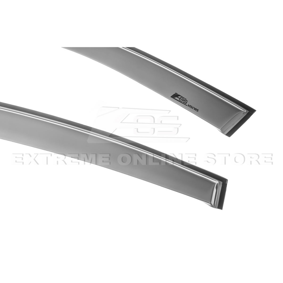 20-Up Cadillac CT5 Smoke Tinted Side Vent Window Rain Deflectors image 9