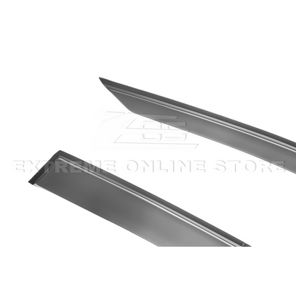 20-Up Cadillac CT5 Smoke Tinted Side Vent Window Rain Deflectors image 8