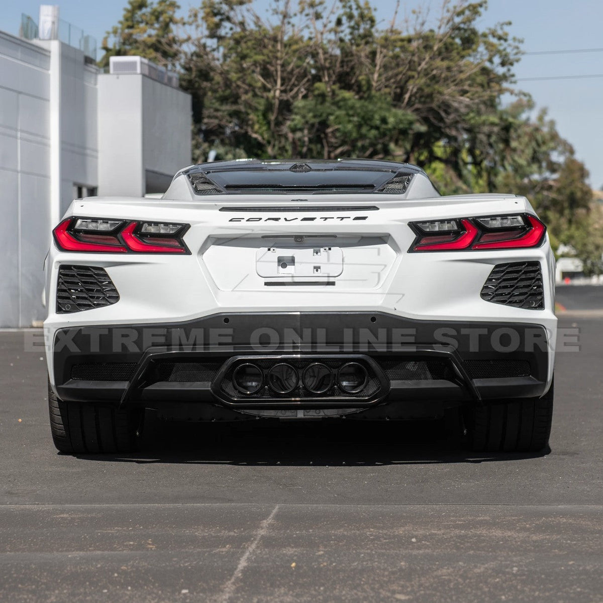 Corvette C8 Z06 Package Rear Center Quad Exit Diffuser image 6
