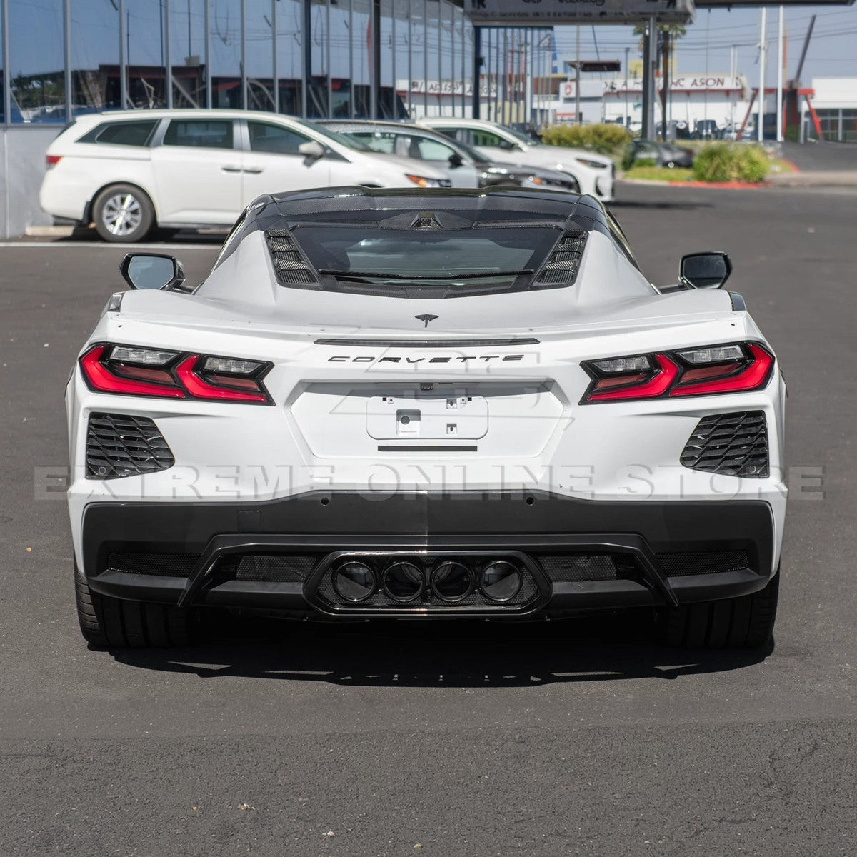 Corvette C8 Z06 Package Rear Center Quad Exit Diffuser image 7