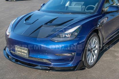 2017-23 Tesla Model 3 Aluminum Front Hood Bonnet Shell Cover image 6