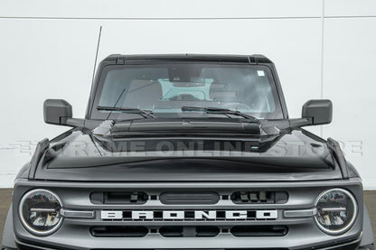2021-Up Ford Bronco Raptor Package Front Hood Bonnet Scoop Cover image 14