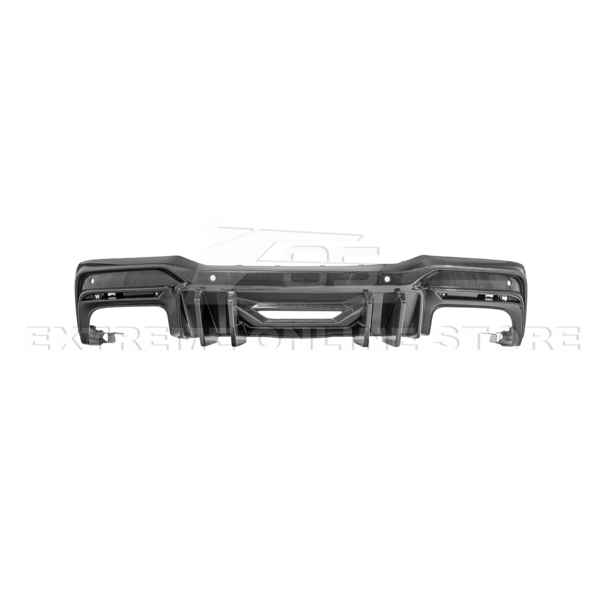 2024+ Ford Mustang V2 Package Carbon Fiber Rear Bumper Diffuser image 58