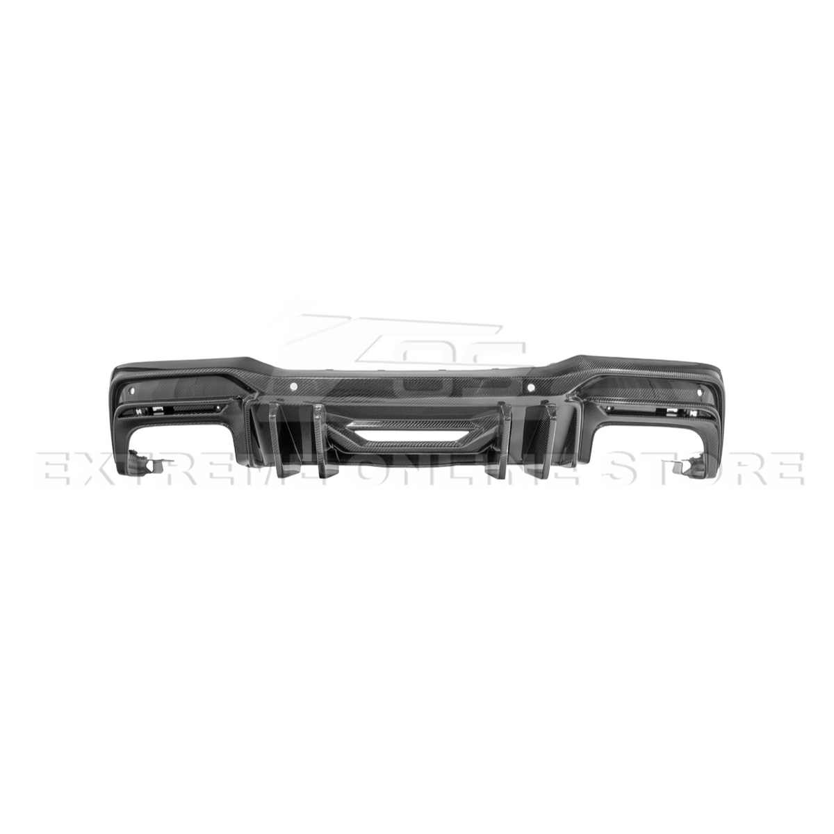 2024+ Ford Mustang V2 Package Carbon Fiber Rear Bumper Diffuser image 59
