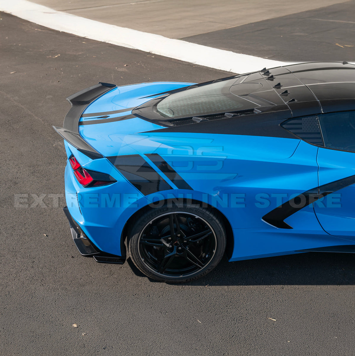 Z06 Visible Package Corvette C8 Stingray Rear Spoiler image 52