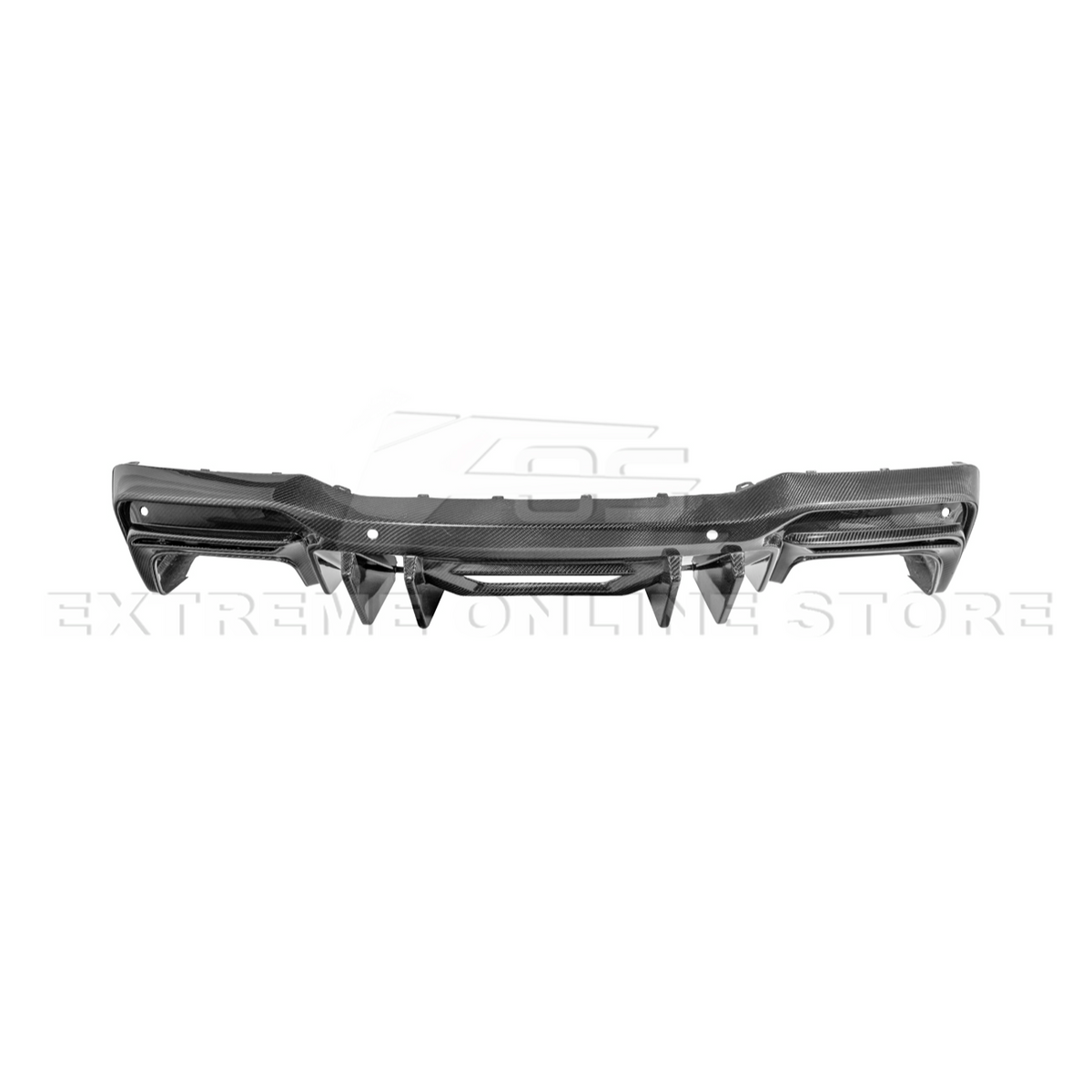 2024+ Ford Mustang V2 Package Carbon Fiber Rear Bumper Diffuser image 60