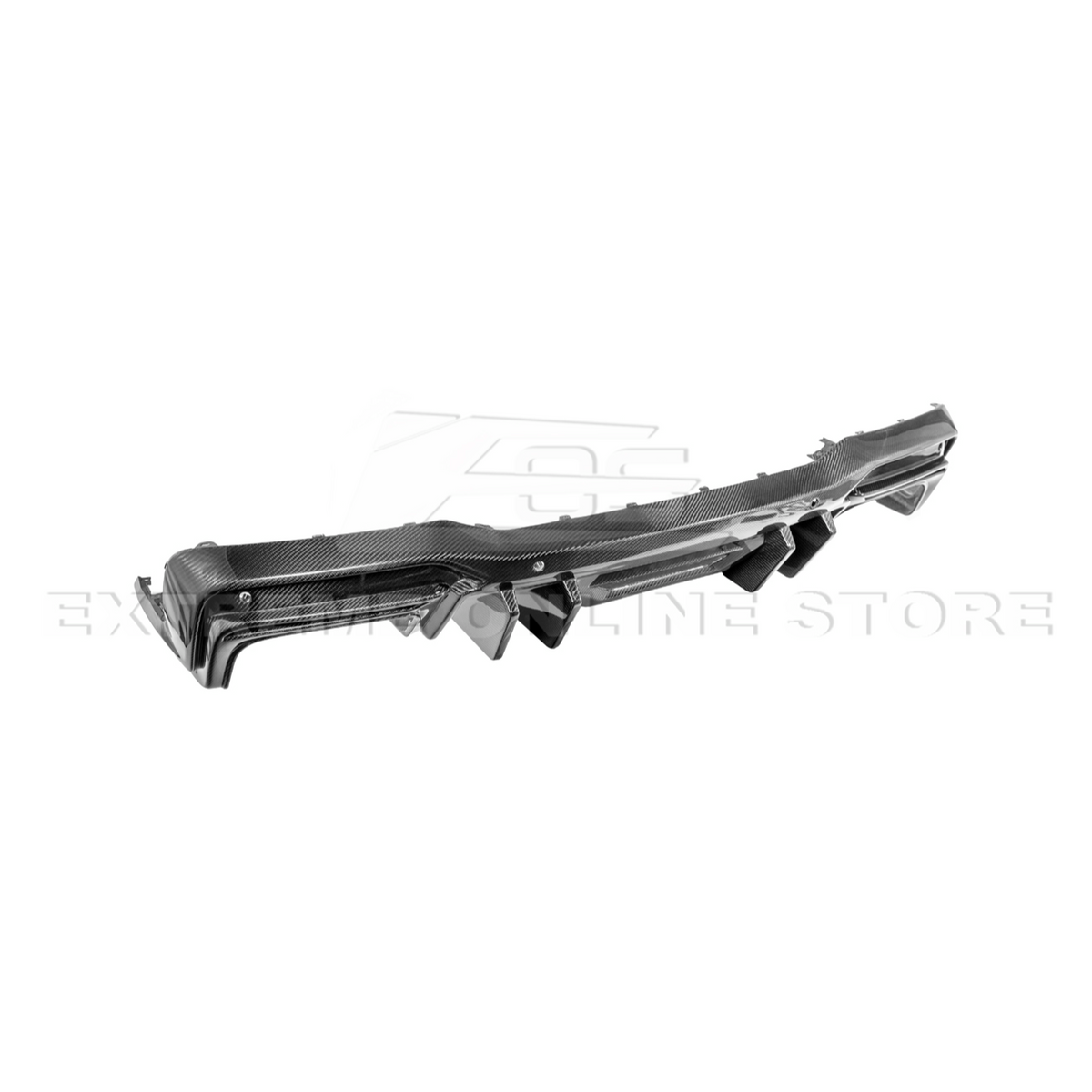 2024+ Ford Mustang V2 Package Carbon Fiber Rear Bumper Diffuser image 62