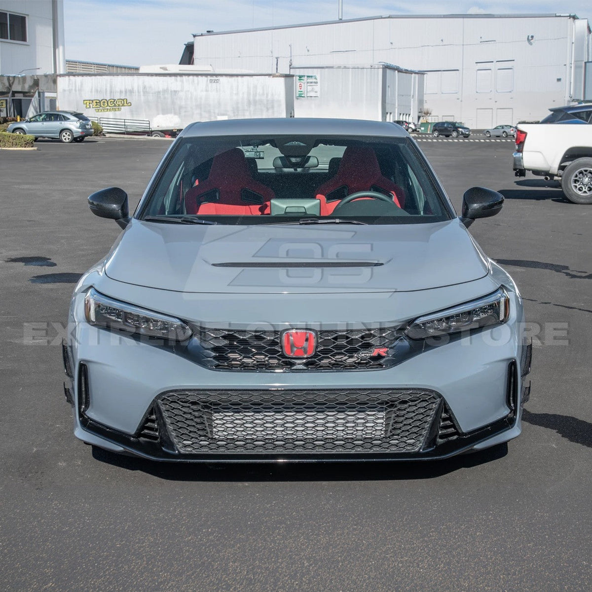 2023-Up Honda Civic Type-R Carbon Fiber Front Side Canards image 3