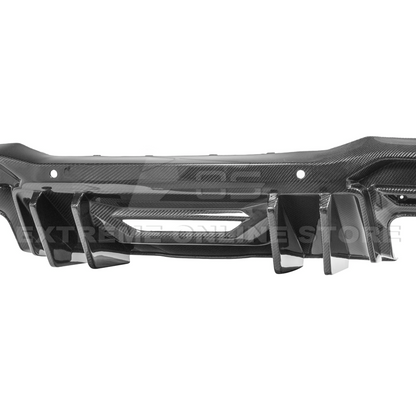 2024+ Ford Mustang V2 Package Carbon Fiber Rear Bumper Diffuser image 66