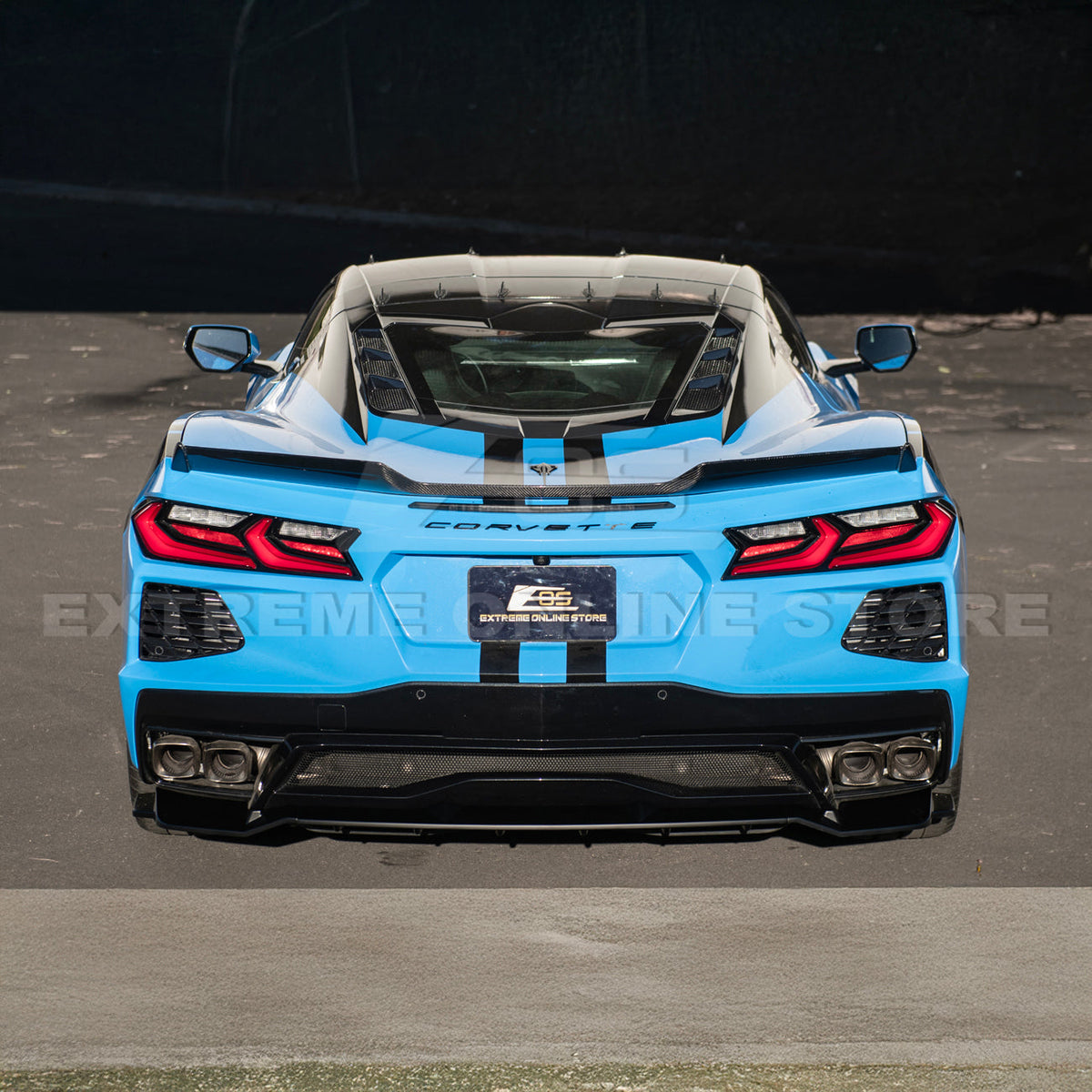 Z06 Visible Package Corvette C8 Stingray Rear Spoiler image 73