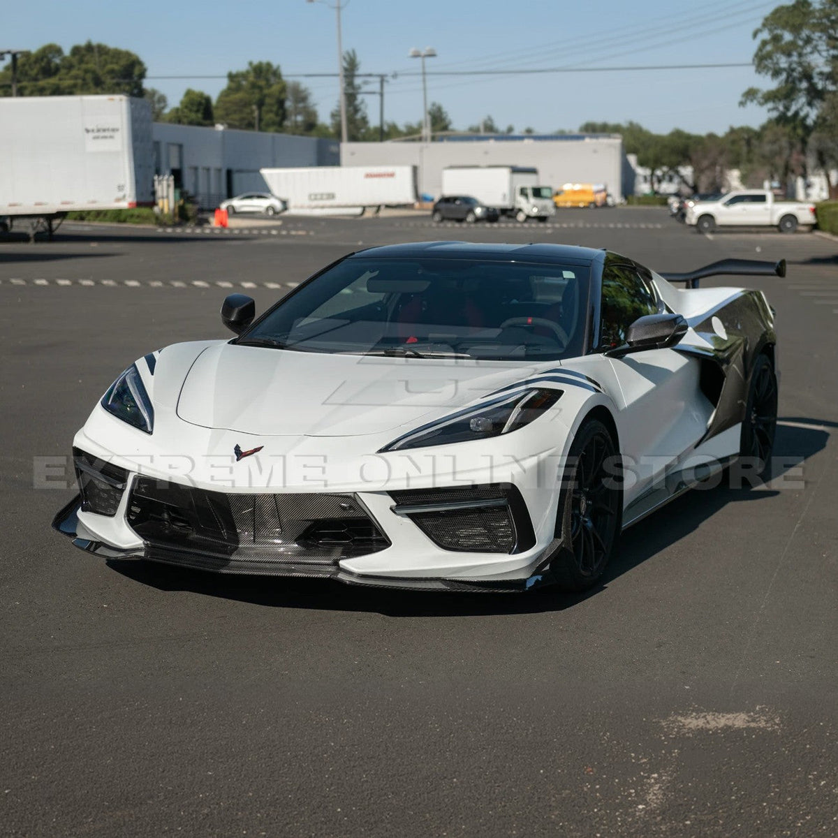 Corvette C8 Stingray DRY CARBON FIBER Front Splitter [Z06 / Z07 Conversion Package] image 53