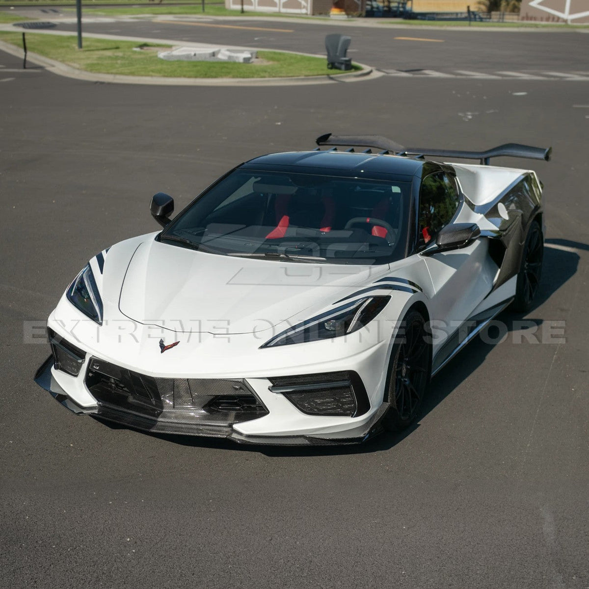 Corvette C8 Stingray DRY CARBON FIBER Front Splitter [Z06 / Z07 Conversion Package] image 54