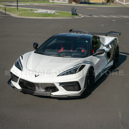 Corvette C8 Stingray DRY CARBON FIBER Front Splitter [Z06 / Z07 Conversion Package] image 54
