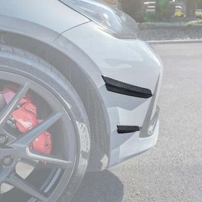 2023-Up Honda Civic Type-R Carbon Fiber Front Side Canards image 2