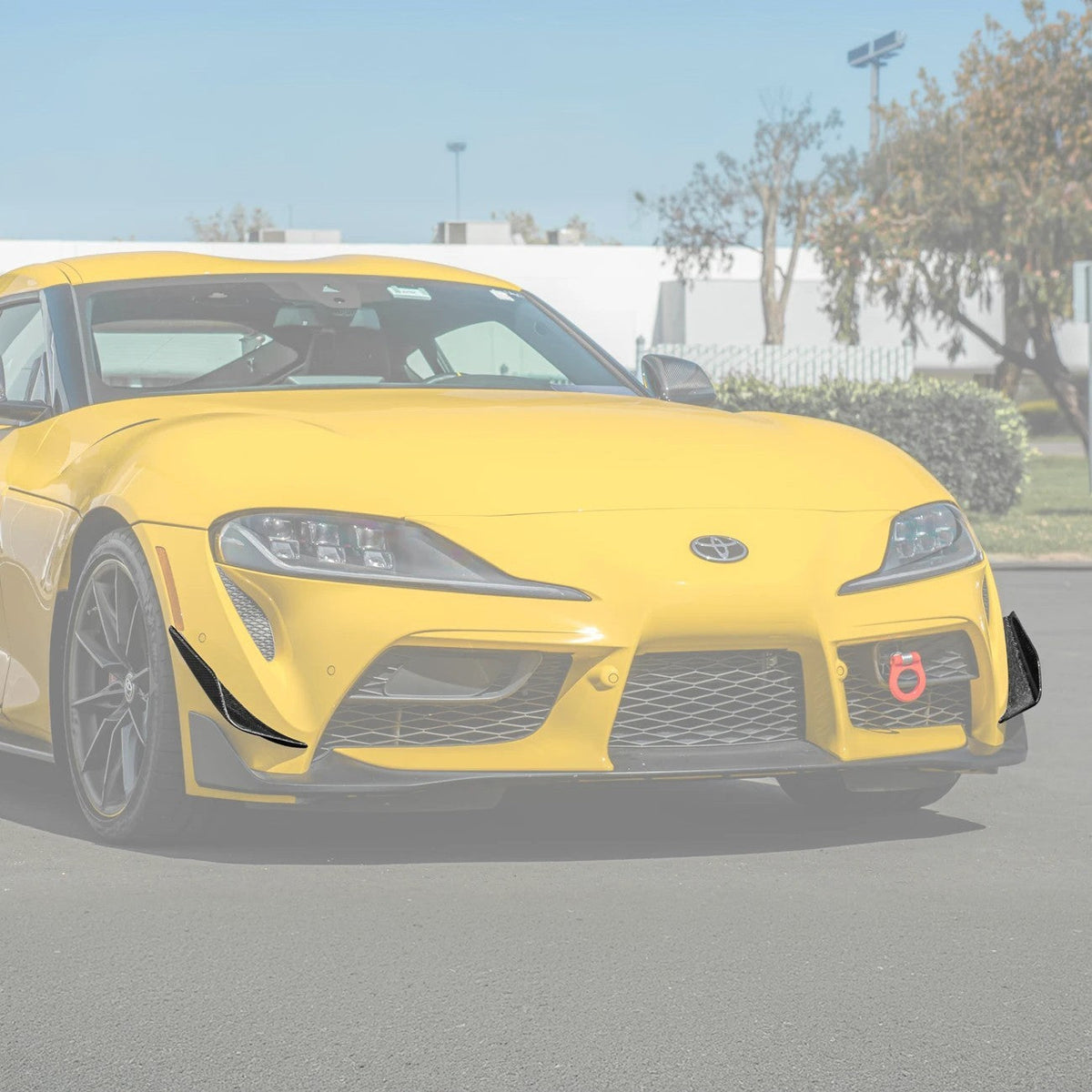 2020-Up Toyota Supra A91 Canard Splitter image 3