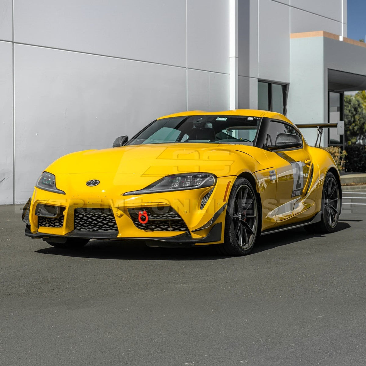 2020-Up Toyota Supra A91 Canard Splitter image 6