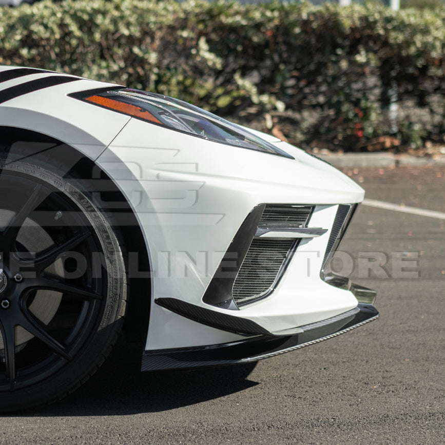 Corvette C8 Stingray DRY CARBON FIBER Front Splitter [Z06 / Z07 Conversion Package] image 59