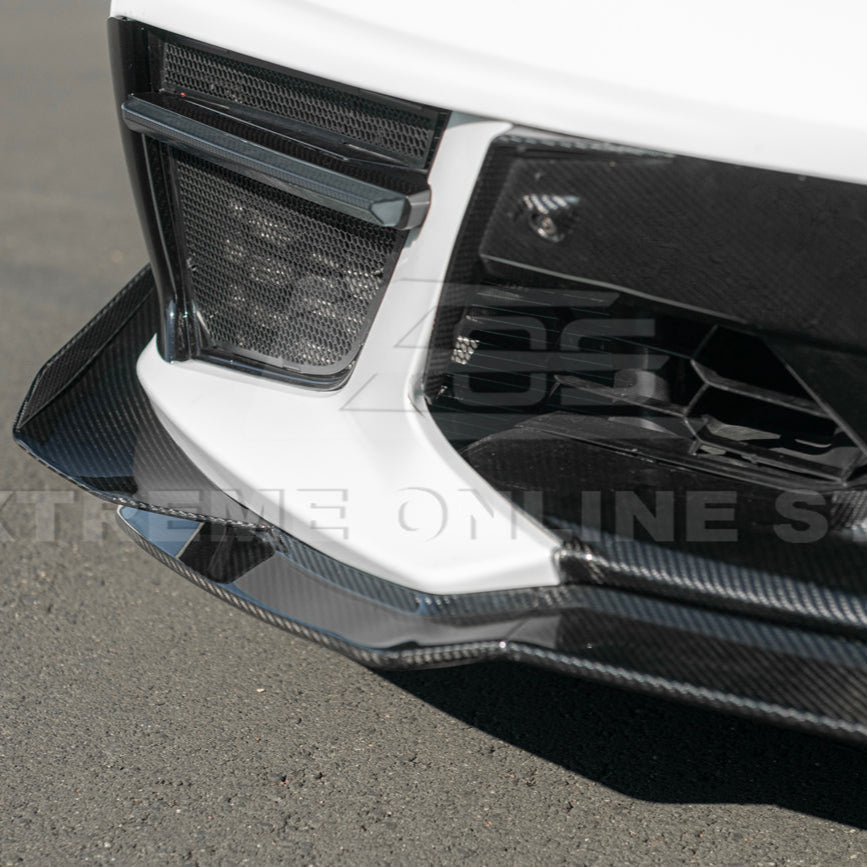 Corvette C8 Stingray DRY CARBON FIBER Front Splitter [Z06 / Z07 Conversion Package] image 62