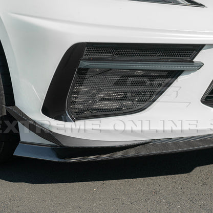 Corvette C8 Stingray DRY CARBON FIBER Front Splitter [Z06 / Z07 Conversion Package] image 64