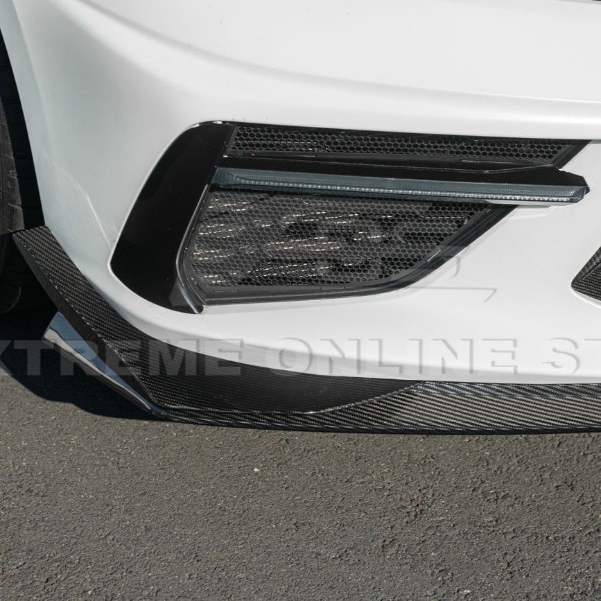 Corvette C8 Stingray DRY CARBON FIBER Front Splitter [Z06 / Z07 Conversion Package] image 65
