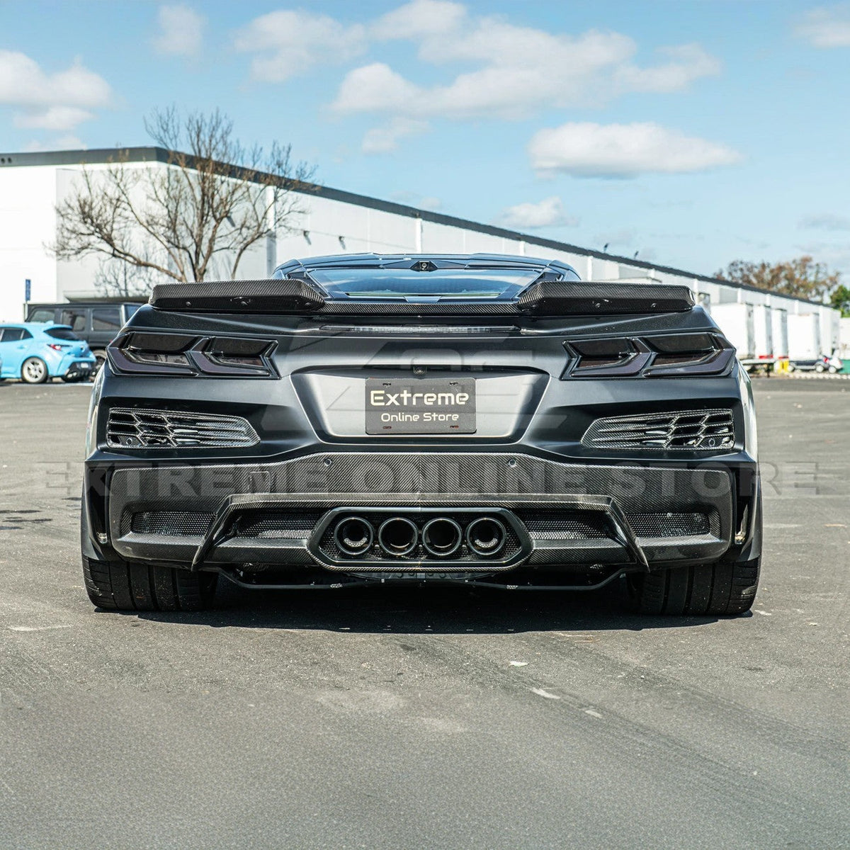 Wicker-Bill Package Corvette C8 Z06 / E-Ray Rear Spoiler image 17