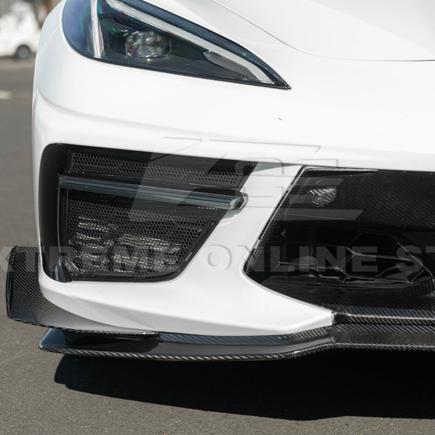 Corvette C8 Stingray DRY CARBON FIBER Front Splitter [Z06 / Z07 Conversion Package] image 67