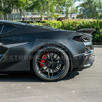 Corvette C8 Z06 DRY CARBON FIBER Wicker-bill Extension Winglets image 12
