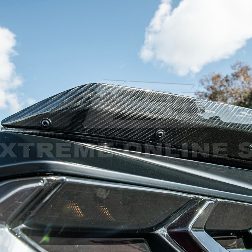 Corvette C8 Z06 DRY CARBON FIBER Wicker-bill Extension Winglets image 15