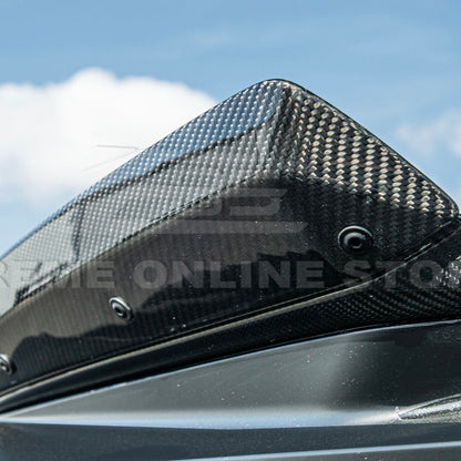 Corvette C8 Z06 DRY CARBON FIBER Wicker-bill Extension Winglets image 16