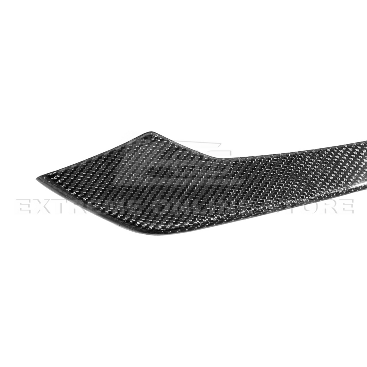 2015-17 Ford Mustang DRY CARBON FIBER Front Bumper Fog Light Eyebrow Trim Pair image 24