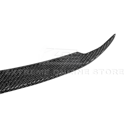 2015-17 Ford Mustang DRY CARBON FIBER Front Bumper Fog Light Eyebrow Trim Pair image 25