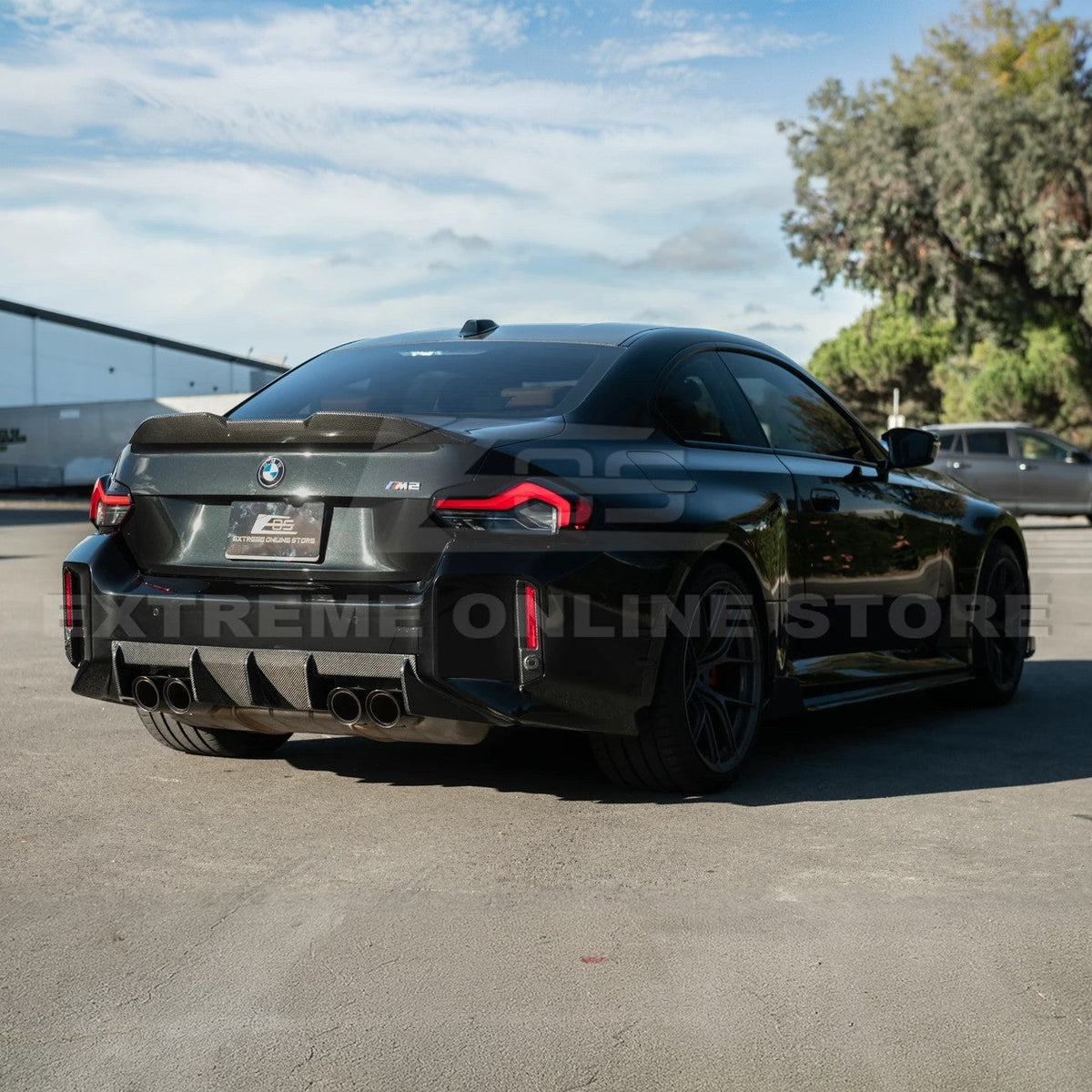 2023-Up BMW G87 M2 | Factory CARBON FIBER Replacement Rear Bumper Reflector image 7