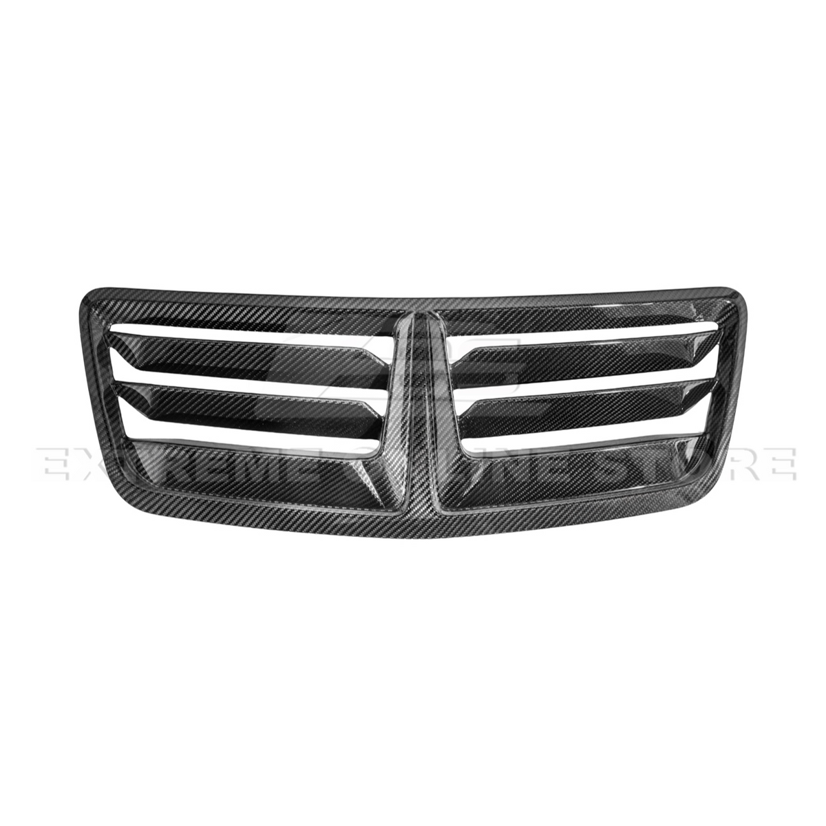 2024-Up Ford Mustang DRY CARBON FIBER Front Upper Hood Vent Insert Cover image 17
