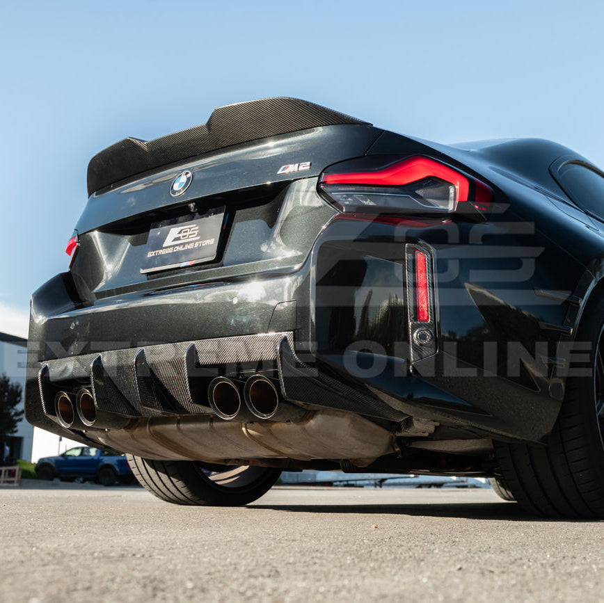 2023-Up BMW G87 M2 | Factory CARBON FIBER Replacement Rear Bumper Reflector image 11
