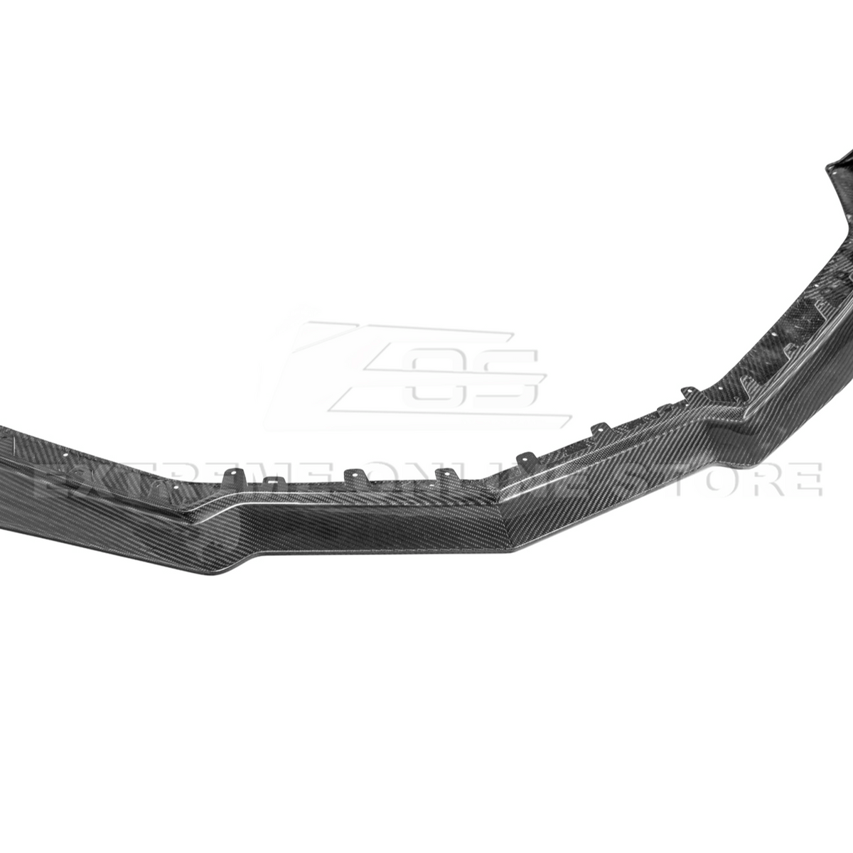 2023-Up Corvette C8 Z06 Z07 DRY CARBON FIBER Extended Package Front Lip & Canards image 23