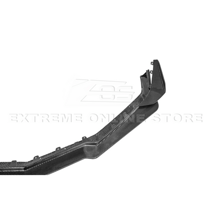 2023-Up Corvette C8 Z06 Z07 DRY CARBON FIBER Extended Package Front Lip & Canards image 24