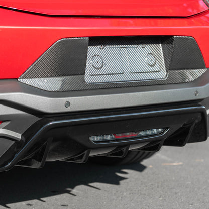 2024+ Ford Mustang Rear Finned Dry Carbon Fiber Bumper Diffuser image 20