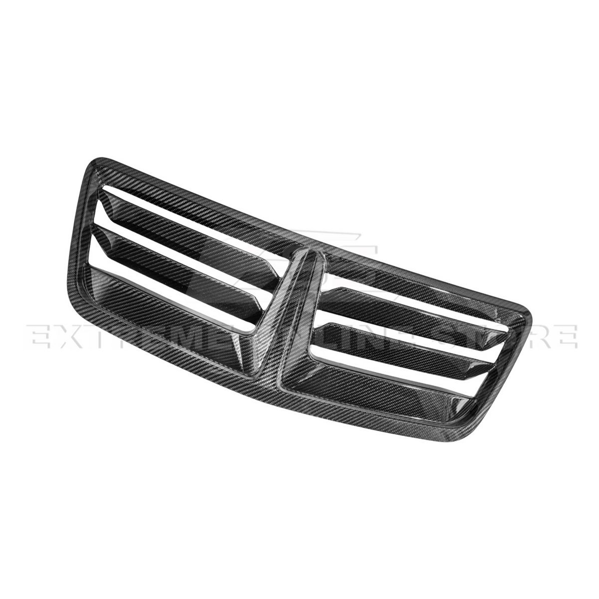 2024-Up Ford Mustang DRY CARBON FIBER Front Upper Hood Vent Insert Cover image 19