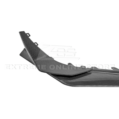 2023-Up Corvette C8 Z06 Z07 DRY CARBON FIBER Extended Package Front Lip & Canards image 25