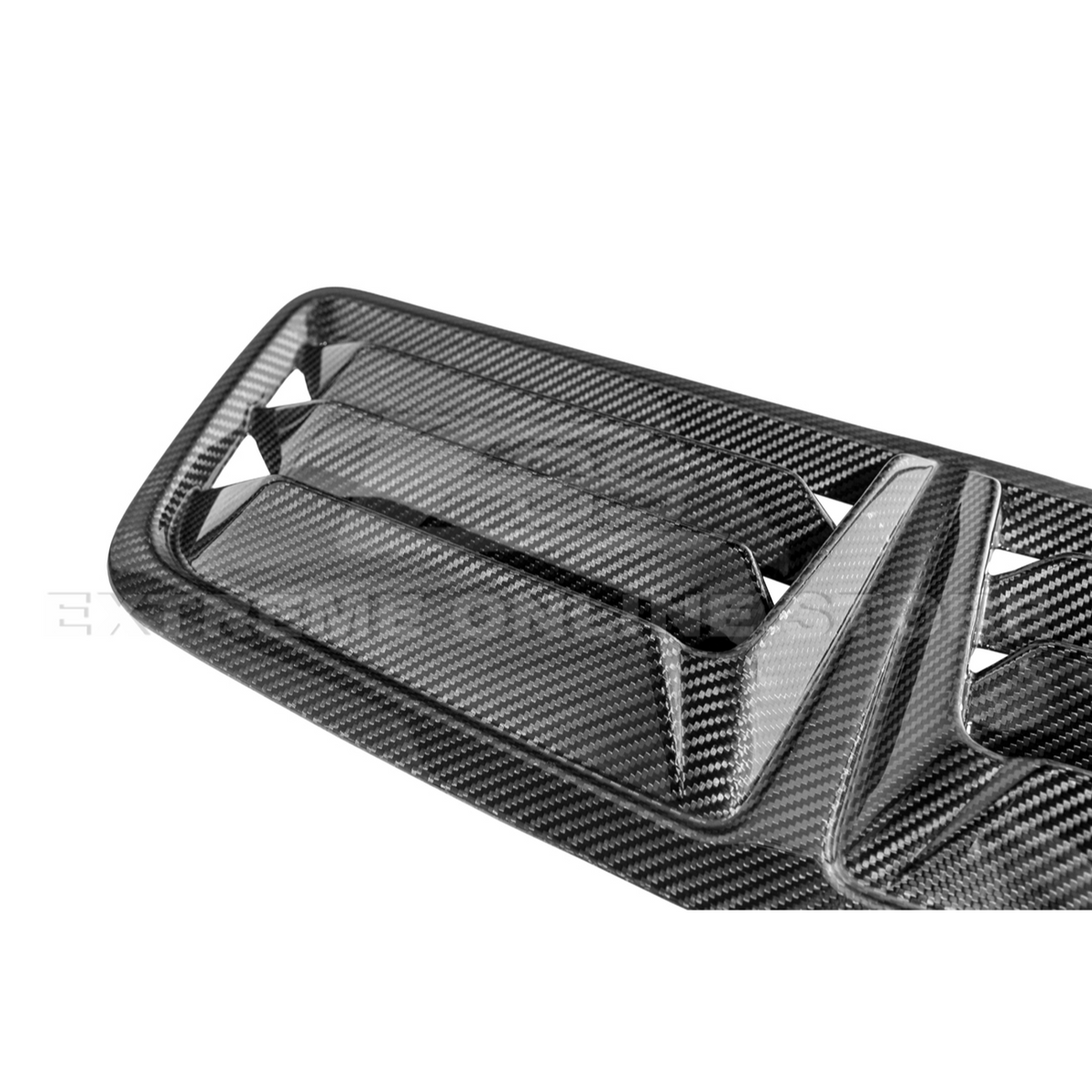 2024-Up Ford Mustang DRY CARBON FIBER Front Upper Hood Vent Insert Cover image 20
