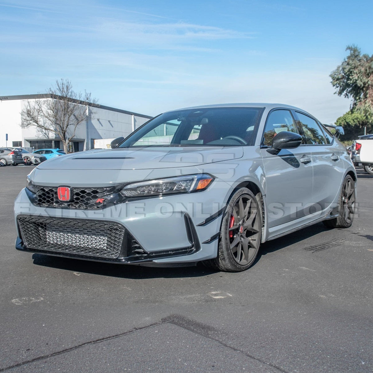2023-Up Honda Civic Type-R Carbon Fiber Front Side Canards image 5