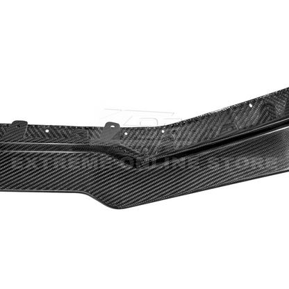 2023-Up Corvette C8 Z06 Z07 DRY CARBON FIBER Extended Package Front Lip & Canards image 27